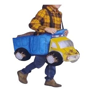 3D Plush Lights & Sound I Want to Be...Dump Truck Construction Halloween Costume